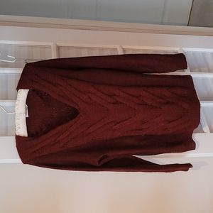 Ricki's burgundy knit sweater XXL